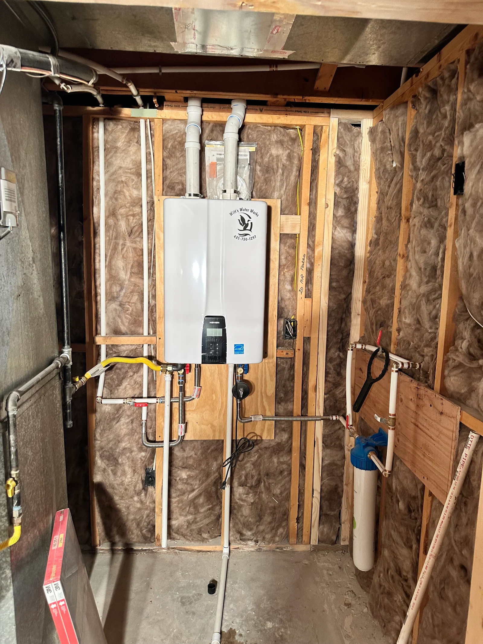 Recent plumbing work