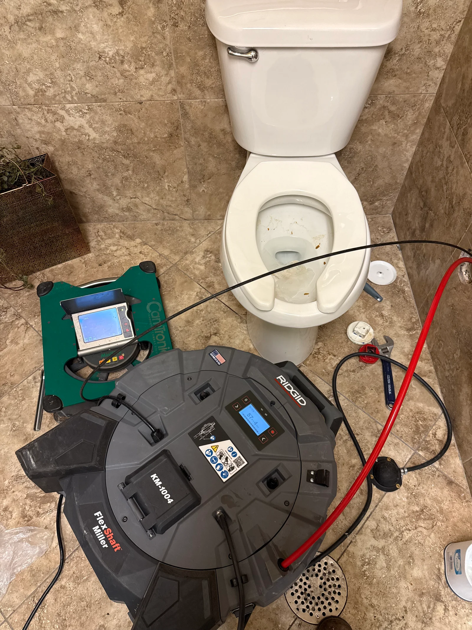 Recent plumbing work